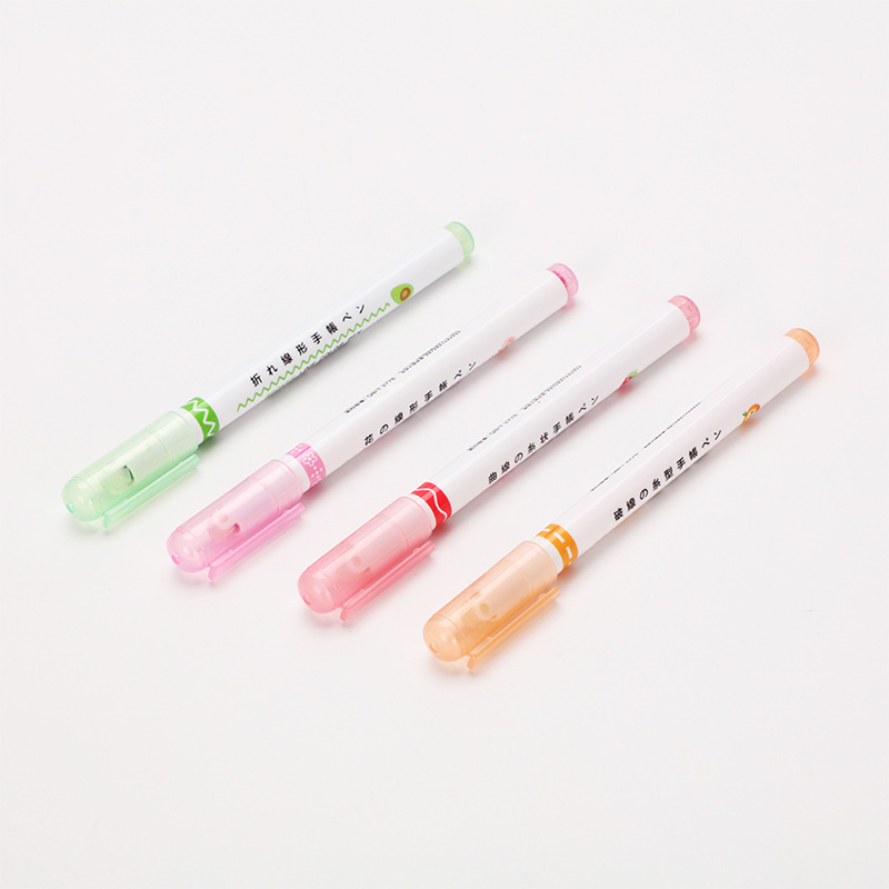 Roller-Textmarker im Roller-Print-Stil HL-014